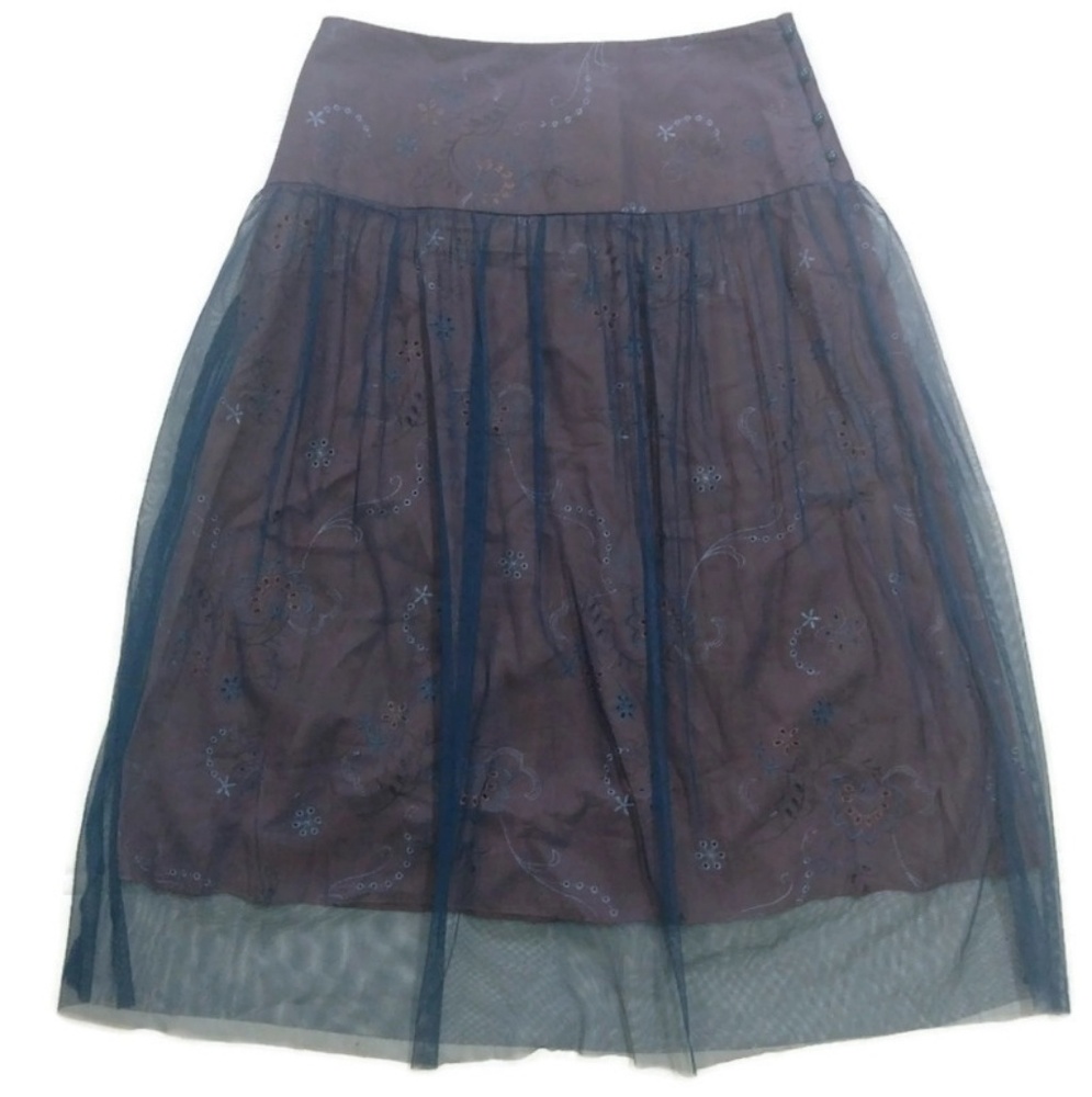 Young Essence Boho Tool Overlay Skirt Size Medium